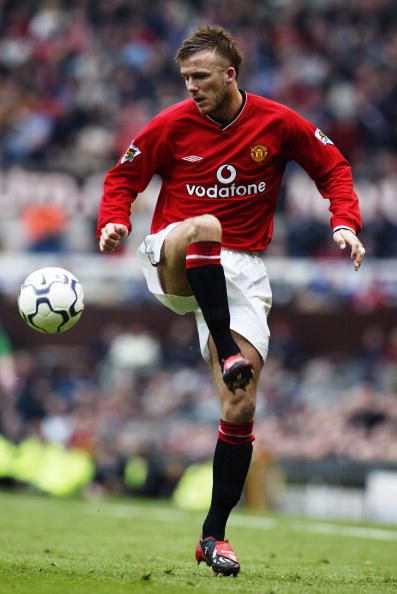 beckham shirt man utd