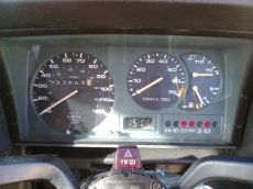 Trial fit of Fox speedo and fuel/coolant gauges in GT binnacle with LCD polaroid reversed