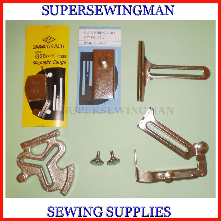 INDUSTRIAL SEWING MACHINE PARTS 5PCS GUIDE SET WITH 2 SCREWS eBay