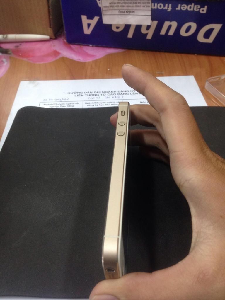 Ip 5-32gb WOrld lên FULL 5S-32Gb GOLD . Giá ok . máy 99% - 2