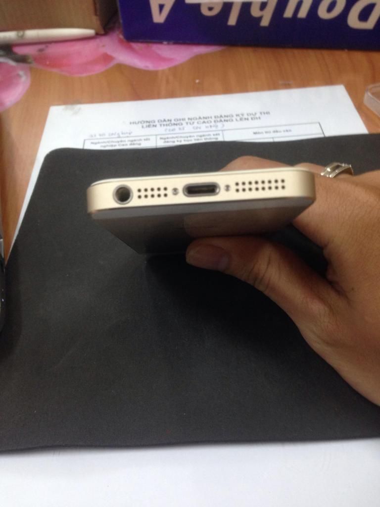 Ip 5-32gb WOrld lên FULL 5S-32Gb GOLD . Giá ok . máy 99% - 4
