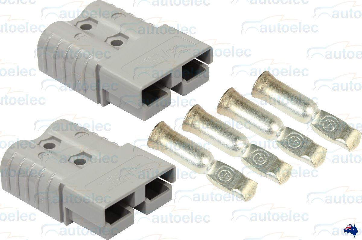 2x 120A AMP GENUINE ANDERSON PLUG CONNECTOR + TRAILER VISION MOUNTING