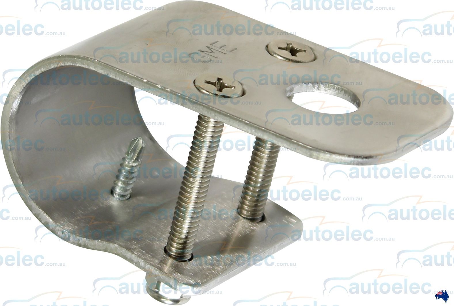 GME 38mm BULL BAR MOUNTING BRACKET ANTENNA AERIAL UHF CB STAINLESS