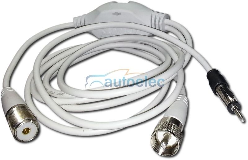 GME SPL002 CAR MARINE BOAT CB ANTENNA BAND SPLITTER SPLIT CABLE AM FM