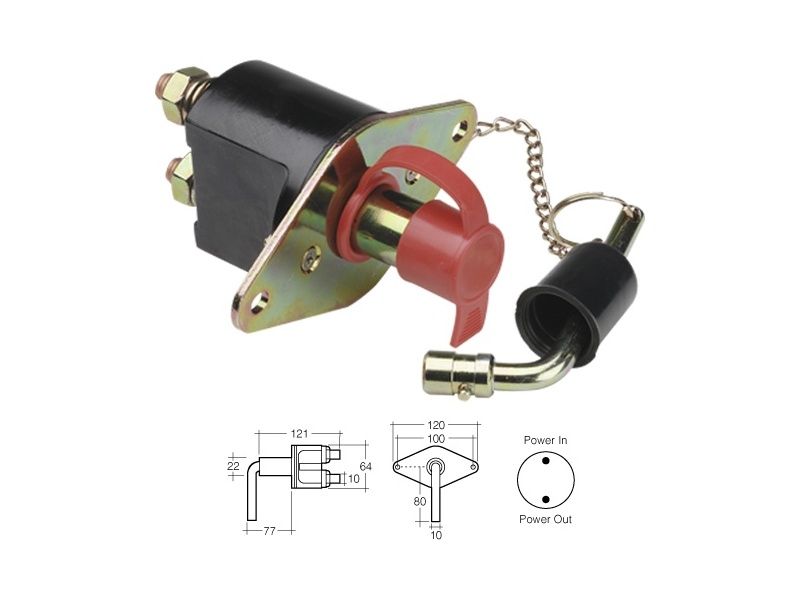 NARVA 61050 CAR & TRUCK MASTER BATTERY ISOLATOR CUT OFF KILL SWITCH 12