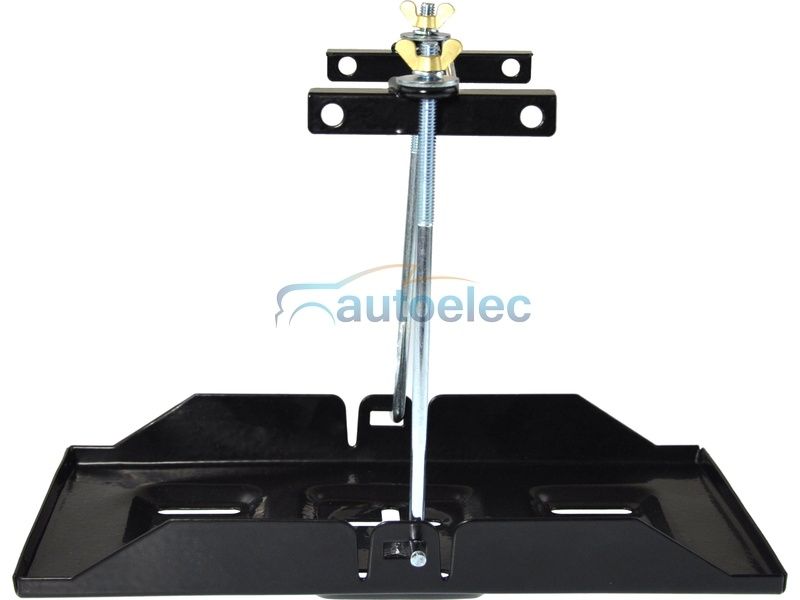  CAR BATTERY TRAY HOLD DOWN KIT DUAL DEEP CYCLE UNIVERSAL MBT200 BHD18M