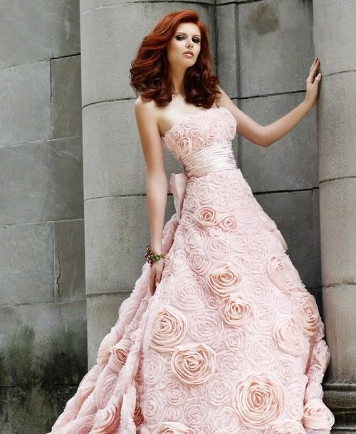 Rose Prom Dress Pictures, Images and Photos