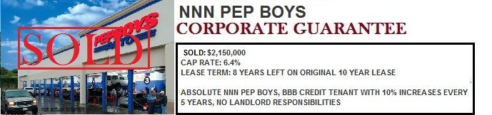 1031 exchange-single tenant-net lease-real estate investments triple net lease properties-triple net lease properties- O'reillys auto parts- autzone- advanced auto parts- pep boyz- nnn investments