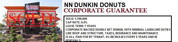 1031 exchange- triple net lease properties- Ssingle tenant - commercial real estate - NNN - absolute net lease - ground lease - starbucks - dunkin donuts - tim hortons