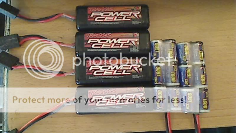 16 Traxxas e revo / summit / slash Battery **Lot** 7.2v** GOOD 