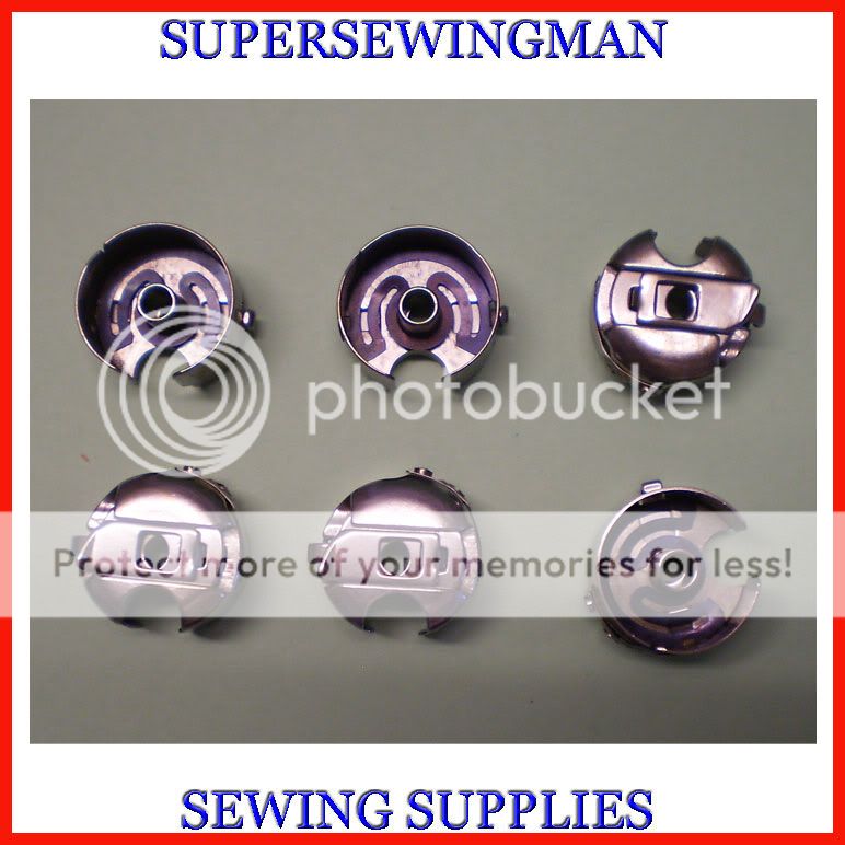6 PCS. INDUSTRIAL SEWING MACHINE BOBBIN CASE FOR JUKI CONSEW SINGER